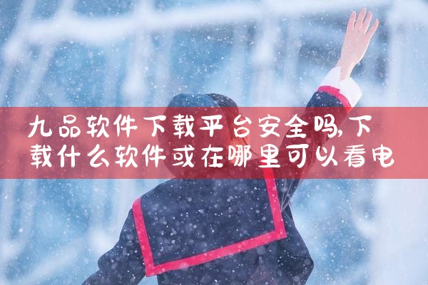 九品软件下载平台安全吗